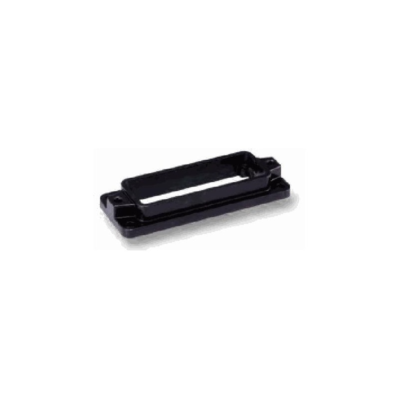 Embase encastrée 24B, Aluminium moulé sous pression, acier inoxydable, IP68/IP69K, Sortie basse